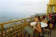 uitzicht op de Zwarte Zee in Trabzon